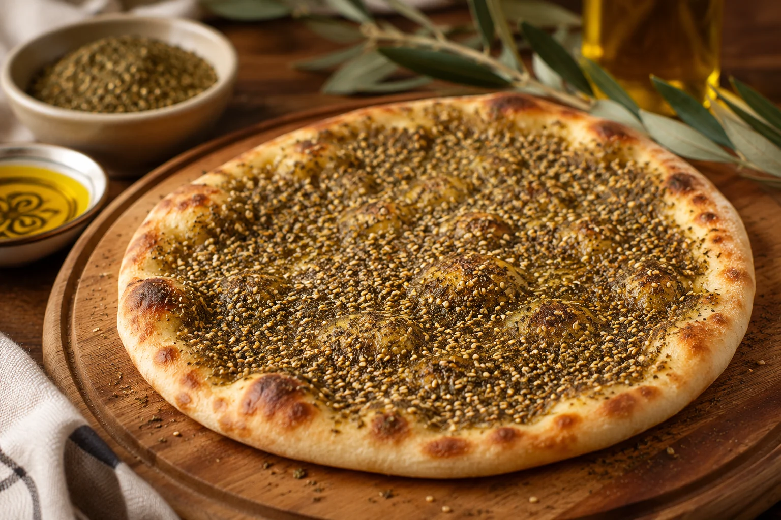Authentic Zaatar Mana'eesh